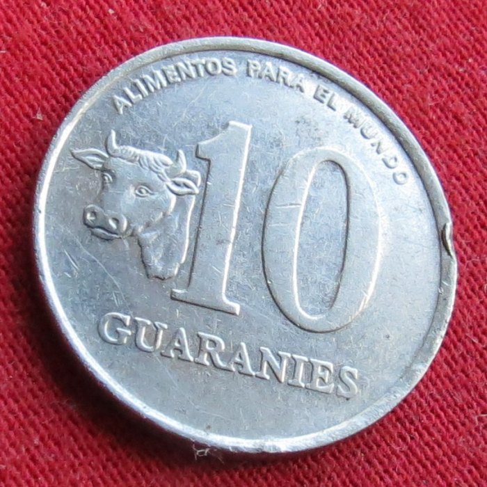  Paraguay 10 guaranies 1988 #2   