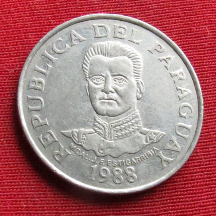  Paraguay 50 guaranies 1988 #1   