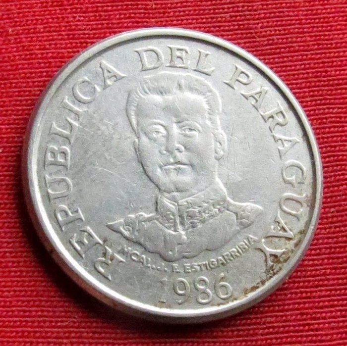  Paraguay 50 guaranies 1986 #1   