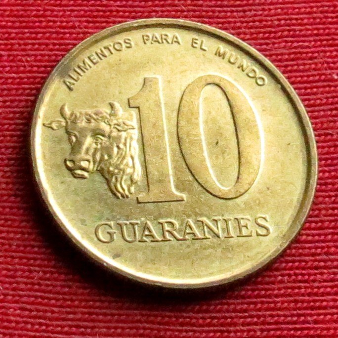 Paraguay 10 guaranies 1996 #1
