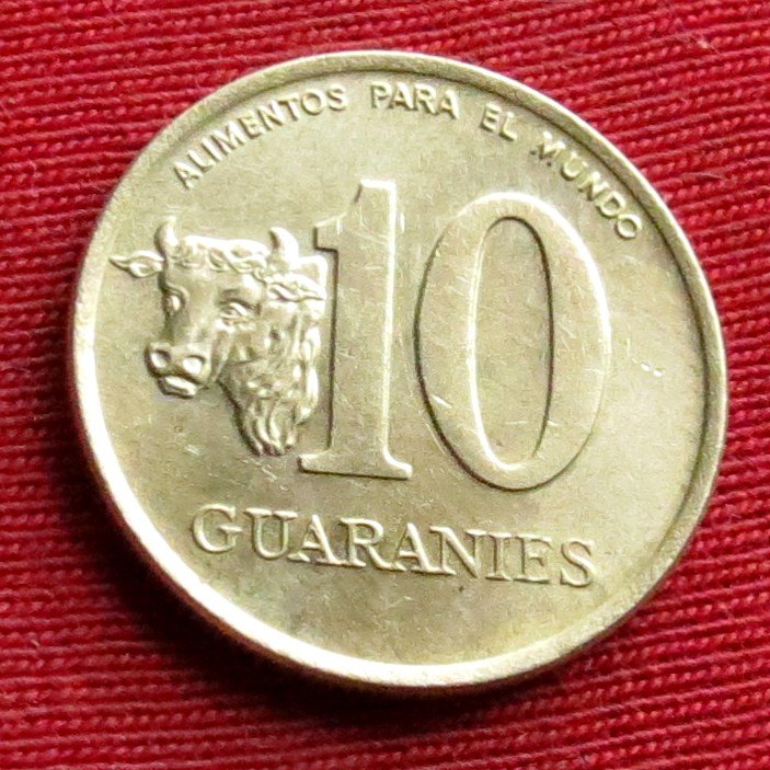  Paraguay 10 guaranies 1990 #1   