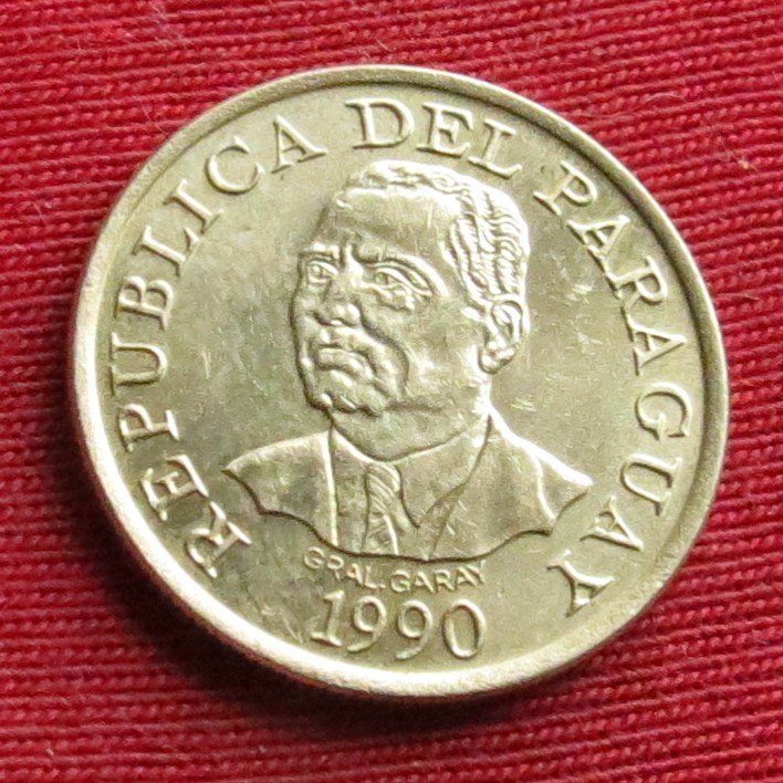  Paraguay 10 guaranies 1990 #1   