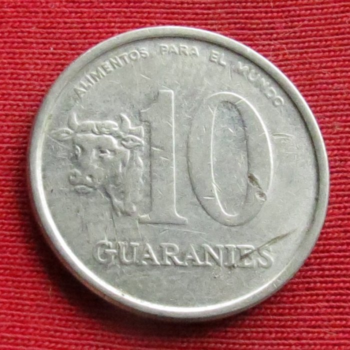 Paraguay 10 guaranies 1986 #1