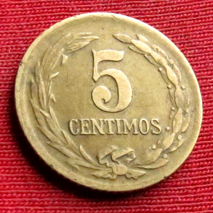 Paraguay 5 centavos 1944