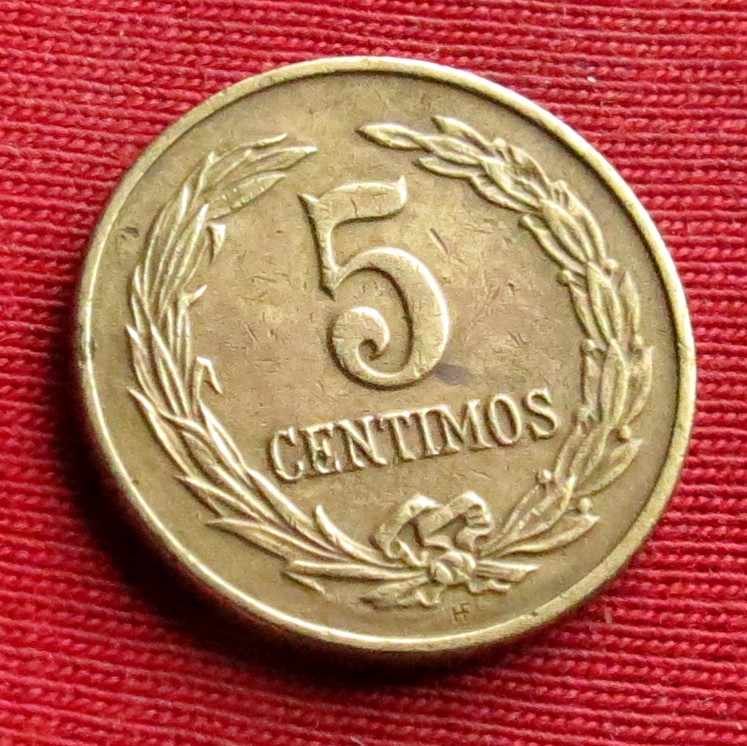 Paraguay 5 centavos 1947 #1