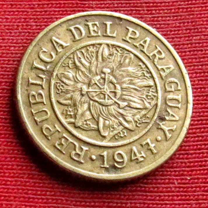  Paraguay 5 centavos 1947 #1   