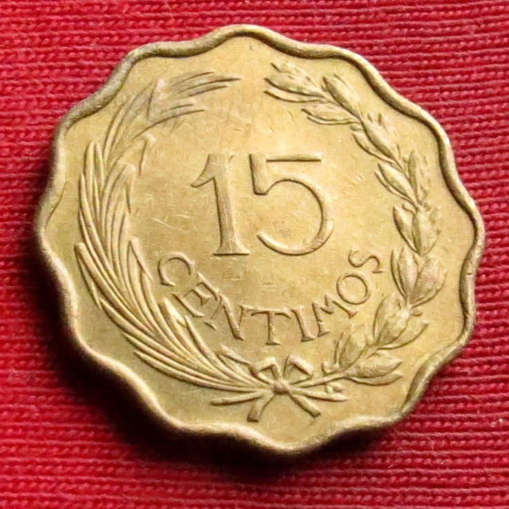  Paraguay 15 centavos 1953 #1   