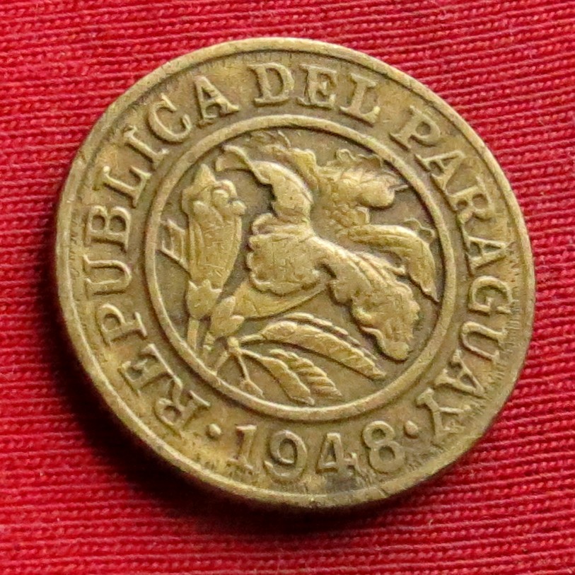  Paraguay 25 centavos 1948 #1   
