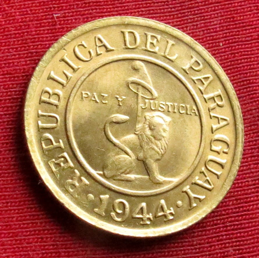  Paraguay 50 centavos 1944 #1   