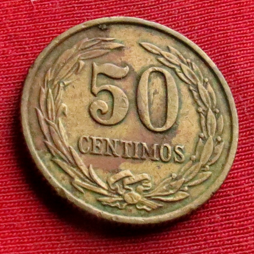  Paraguay 50 centavos 1951 #1   