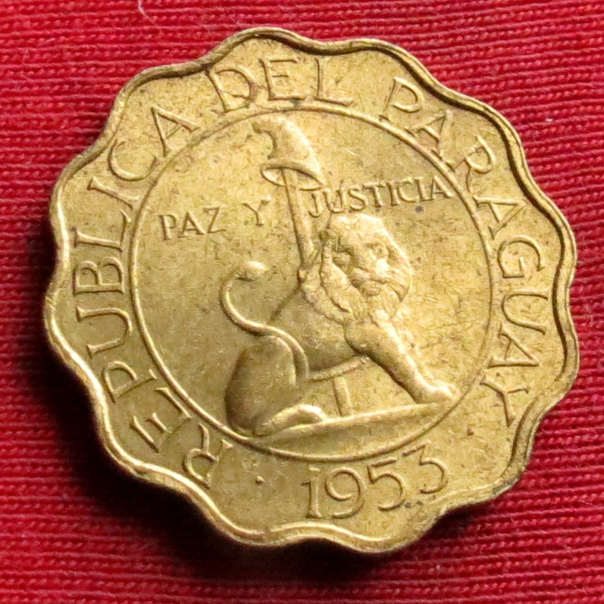  Paraguay 50 centavos 1953 #1   