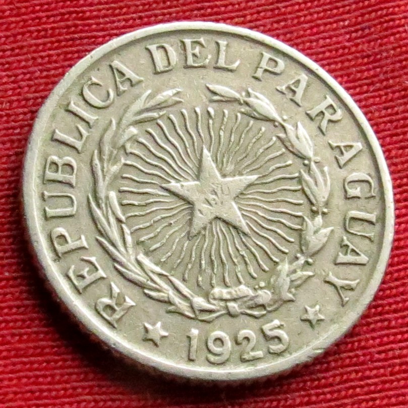  Paraguay 2 pesos 1925 #1   
