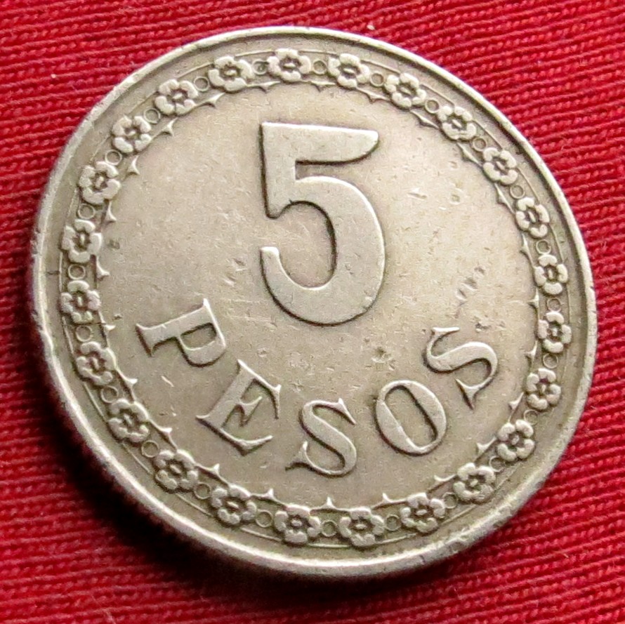  Paraguay 5 pesos 1939   