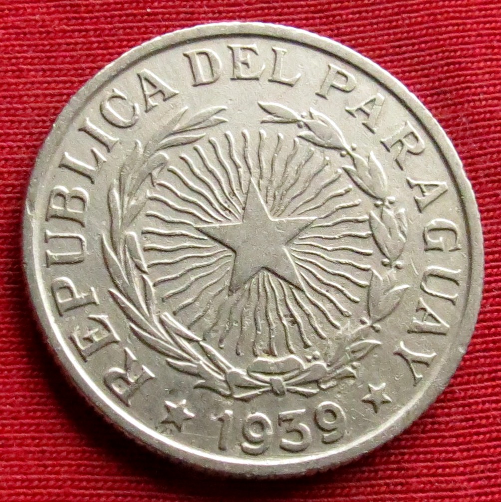  Paraguay 10 pesos 1939   