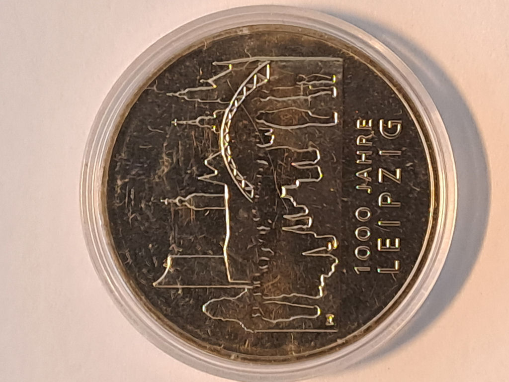  10 Euro 1000 Jahre Leibzig 2015 F   