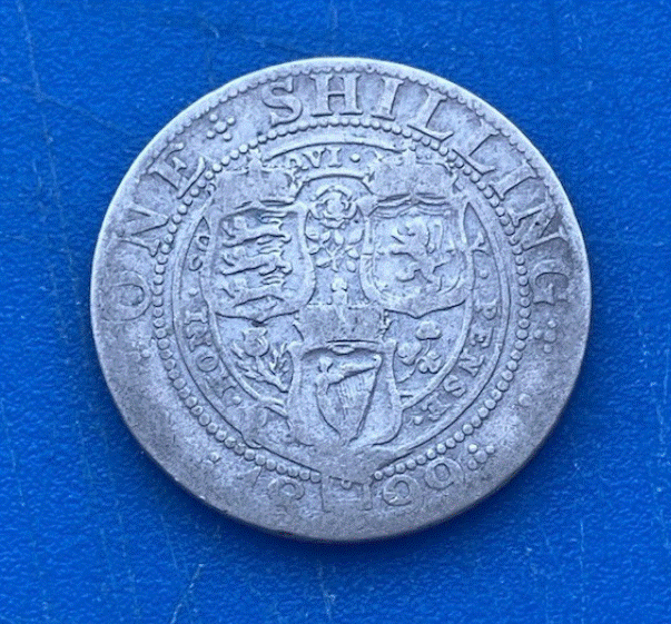  SILBER - Großbritannien 1 Shilling 1899 Königin Victoria  „Old Head“   