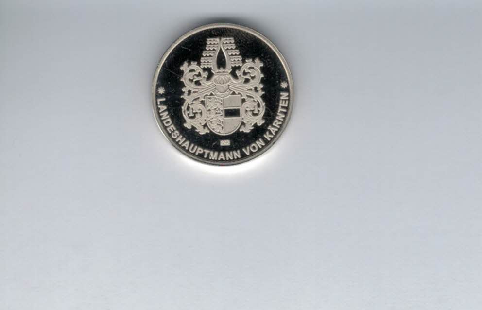  Silbermedaille Dr. Jörg Haider Landeshauptmann von Kärnten 925/10,2g Österreich Spittalgold9800 (346   