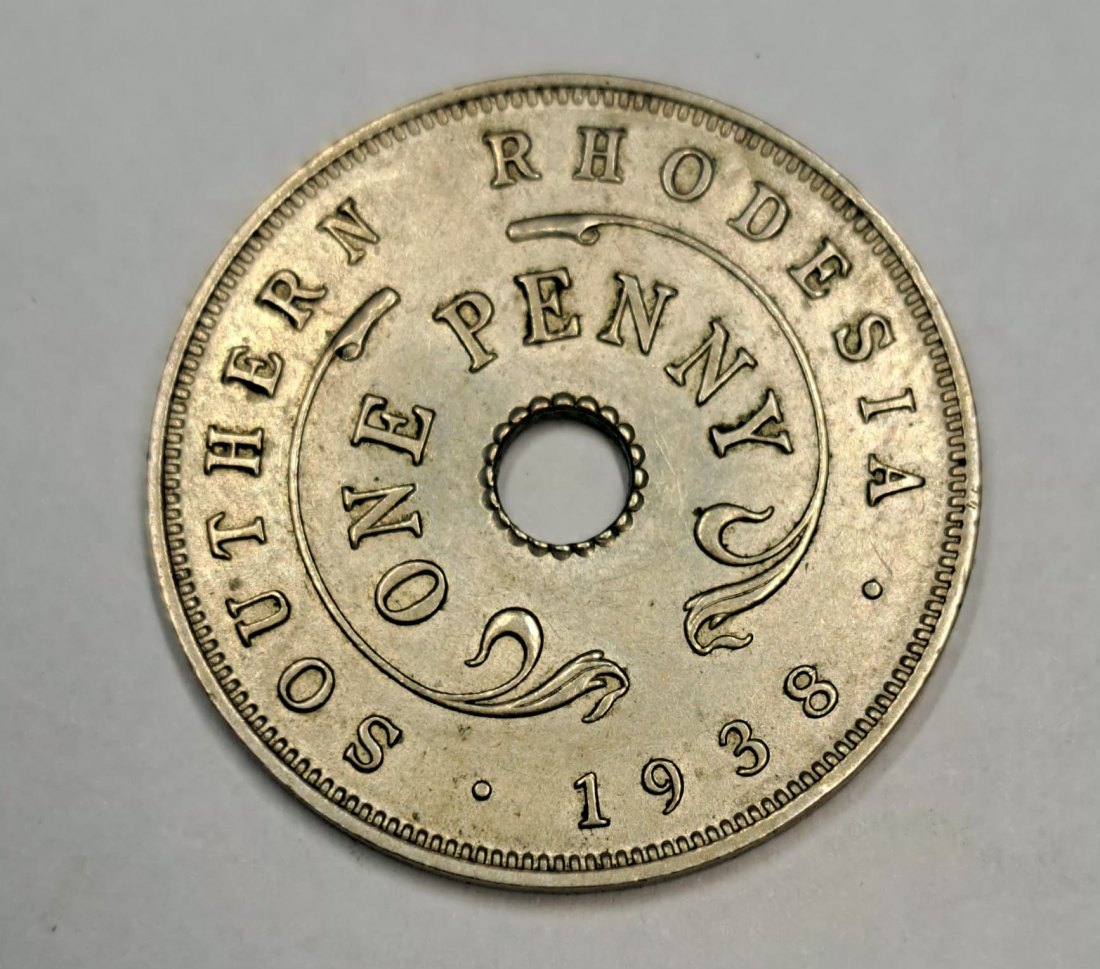  1938 Südafrica Rhodesia Penny   