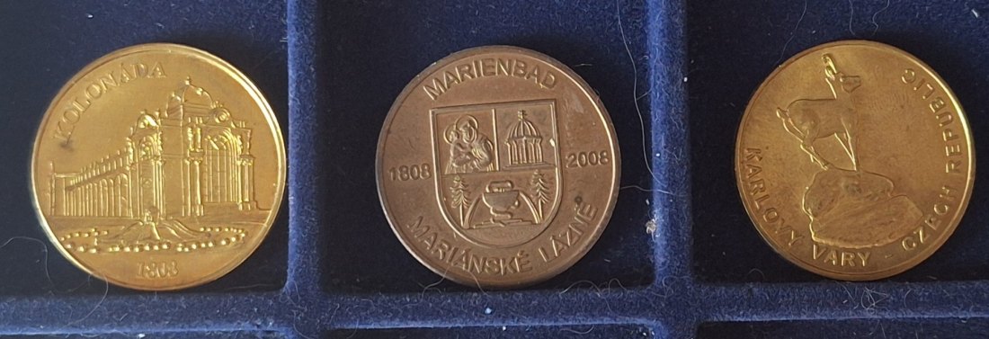  Zwei Token 2000er Tschechien Bäderdreieck   