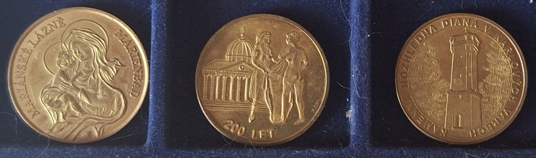  Zwei Token 2000er Tschechien Bäderdreieck   