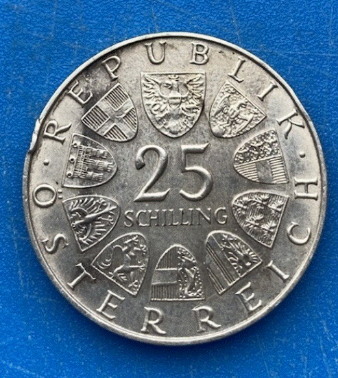  SILBER - Österreich 25 Schilling 1972  Carl Michael Ziehrer   