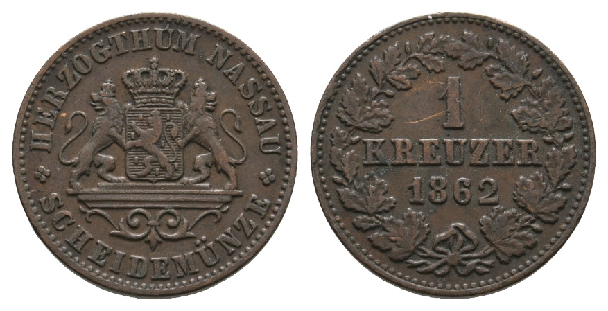  Altdeutschland; Kleinmünze 1862   