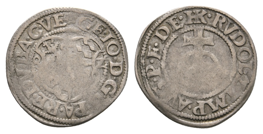  Altdeutschland; Kleinmünze; Halbbatzen (2 Kreuzer) 1582   
