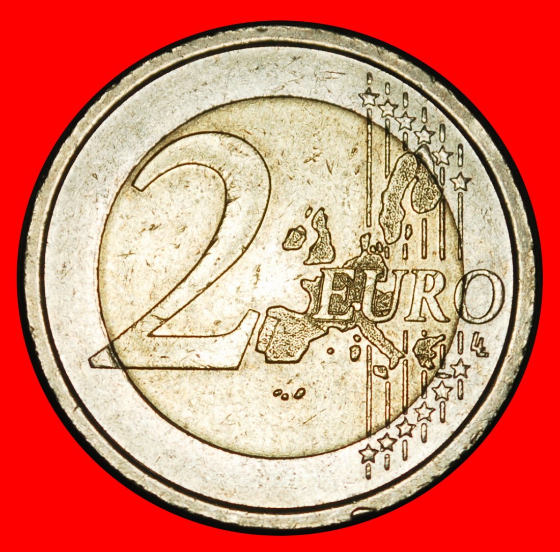  Ⰺ GLOBE: ITALY ★ 2 EUROS 2004R PHALLIC TYPE (2002-2006)! RIM r1!★LOW START★ NO RESERVE!   