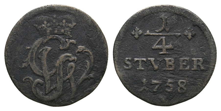  Altdeutschland; Kleinmünze 1758   