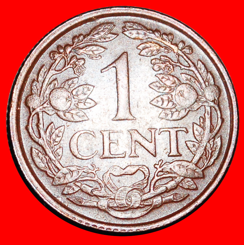  Ⰺ MIT ARUBA (1952-1970): NIEDERLANDE ANTILLEN★1 CENT 1968 (1969)! JULIANA (1948-1980)★OHNE VORBEHALT   