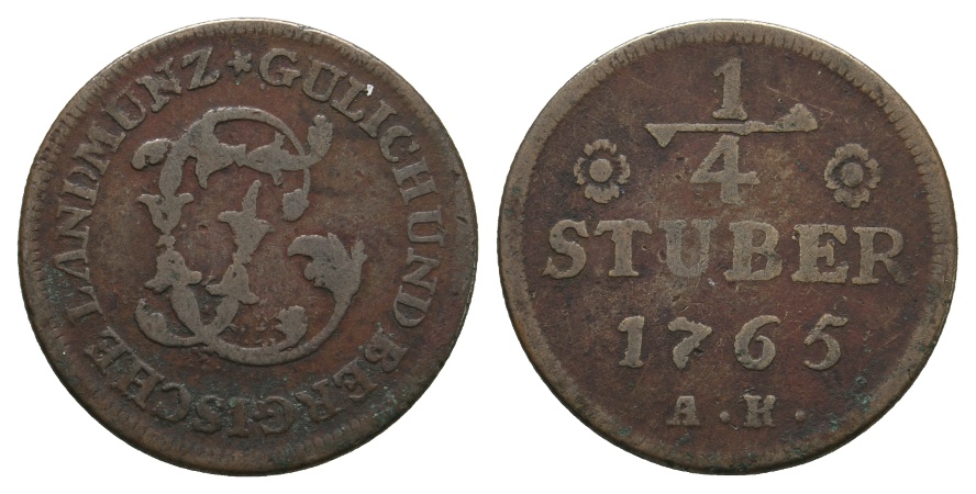  Altdeutschland; Kleinmünze 1765   