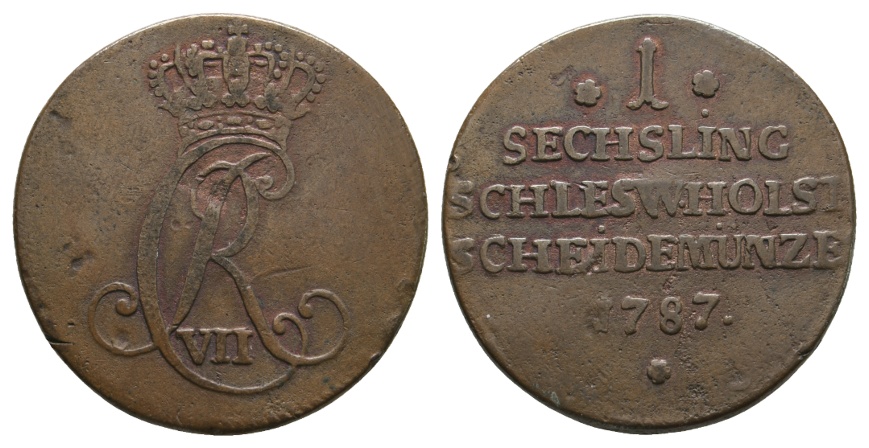  Altdeutschland; Kleinmünze 1787   