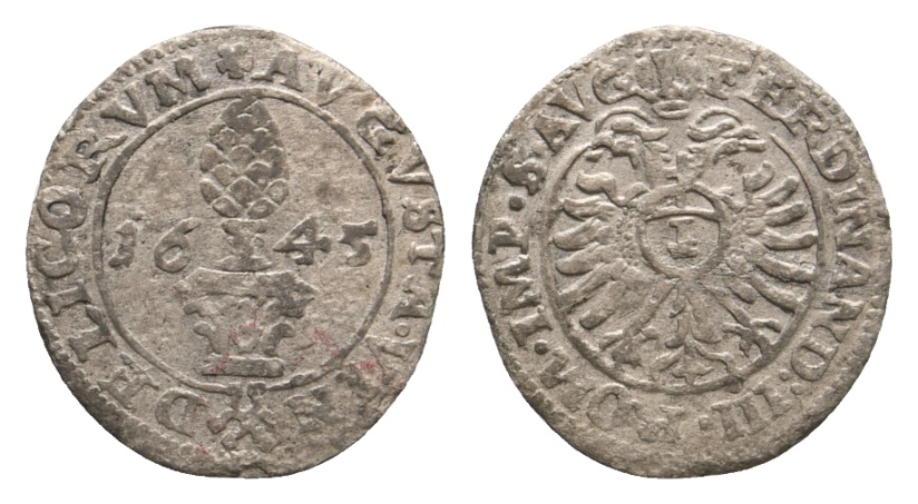  Altdeutschland; Kleinmünze 1645   