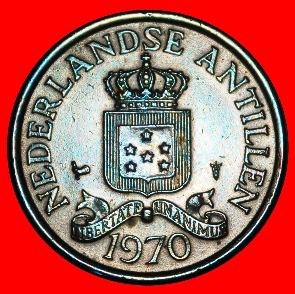  Ⰺ NIEDERLANDE MIT ARUBA (1970-1978): ANTILLEN ★2 1/2 CENT 1970! JULIANA (1948-1980)★OHNE VORBEHALT   