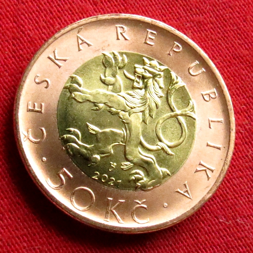  Czech Republic 50 koruna 2021   