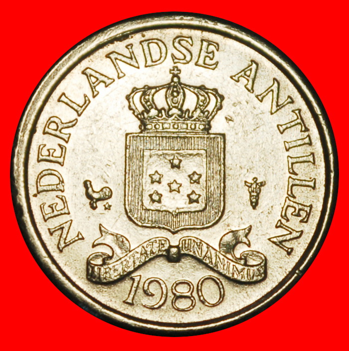  ⰊWITH ARUBA (1970-1978): NETHERLANDS ANTILLES★10 CENTS 1980★JULIANA 1948-1980★LOW START★ NO RESERVE!   