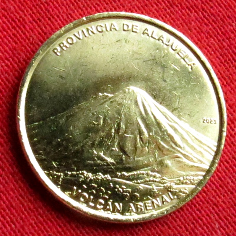  Costa Rica 25 colones 2023 Province Alajuela unc   