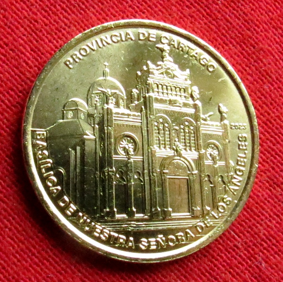  Costa Rica 25 colones 2023 Province Cartago unc   