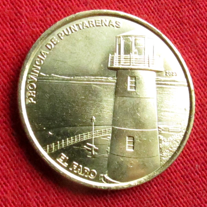  Costa Rica 25 colones 2023 Province Puntarenas unc   
