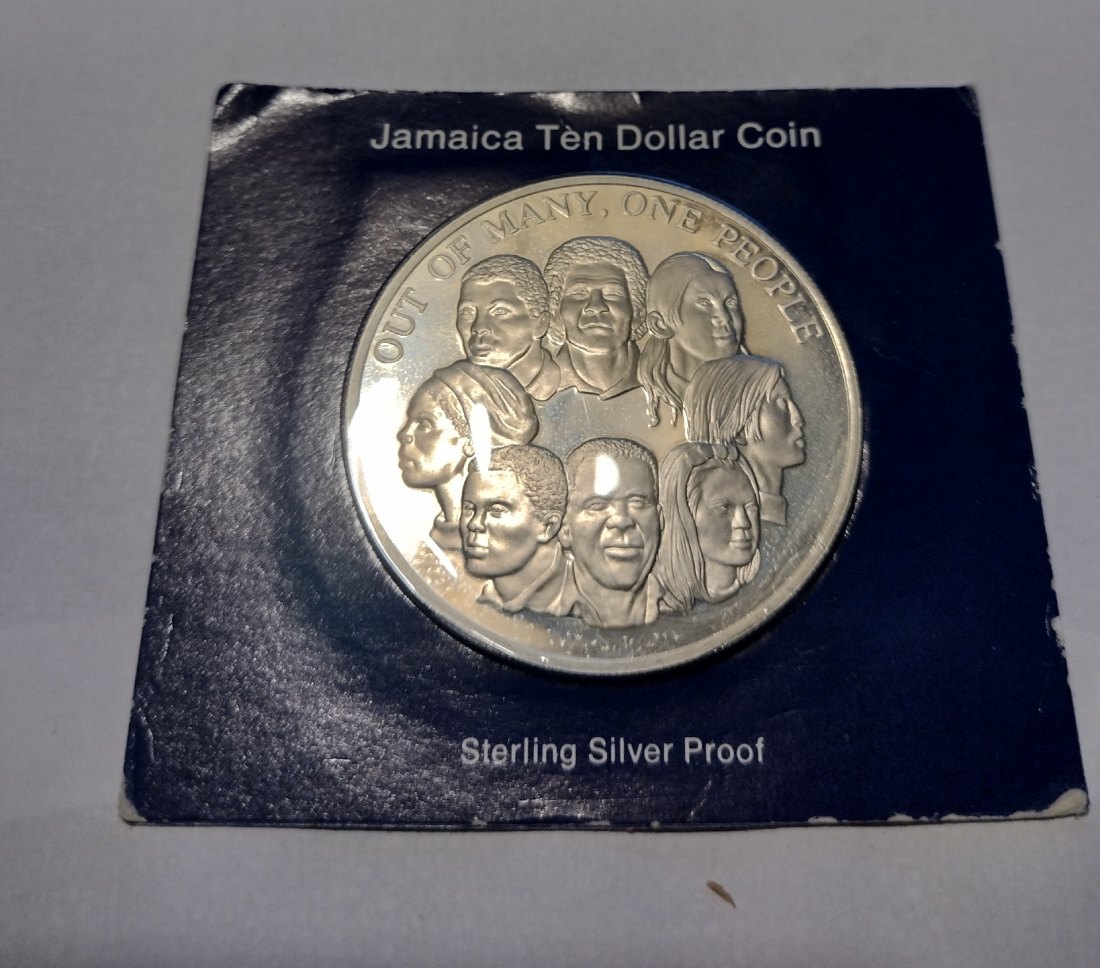  Silbermünze, Jamaika 10 Dollar 1978,   