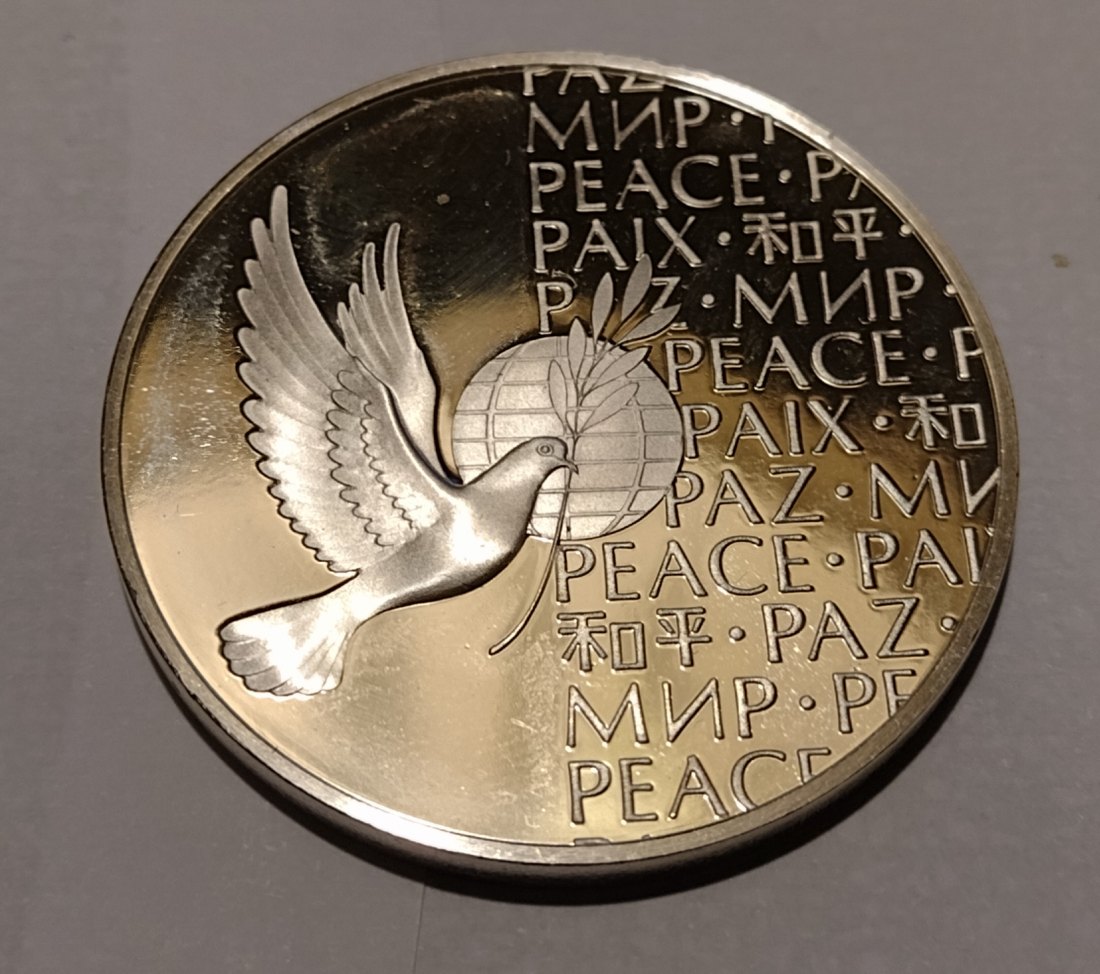  Silbermedaille UN ,1973, 25 Gramm AG 925 im Schuber   