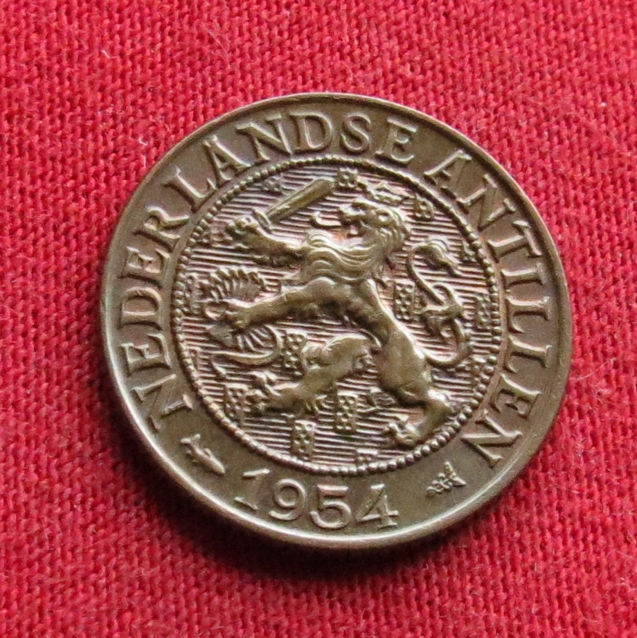  ANTILLES 1 cent 1954   