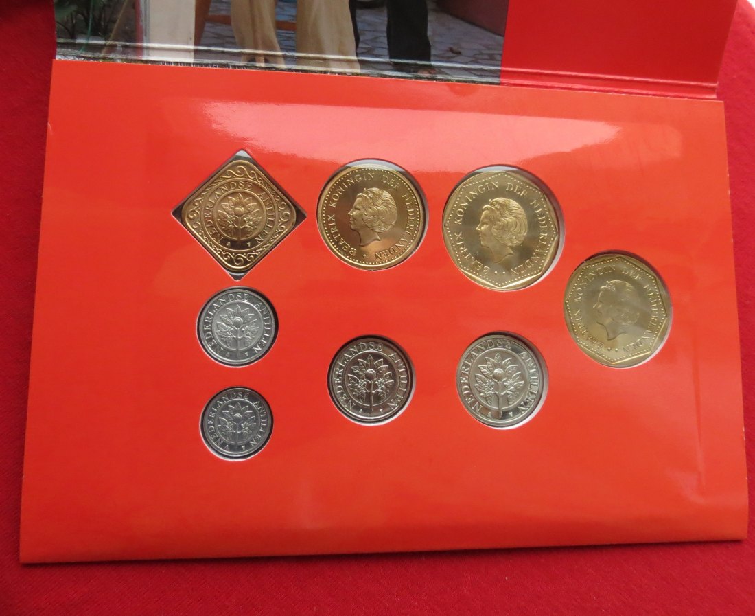  ANTILLES set 1 2,1/2 5 10 25 cents 1-2,50 5 gulden 2012   