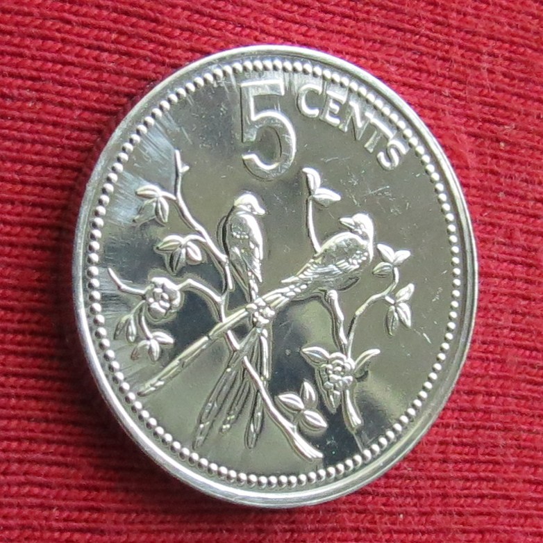 Belize 5 cents 1978 birds