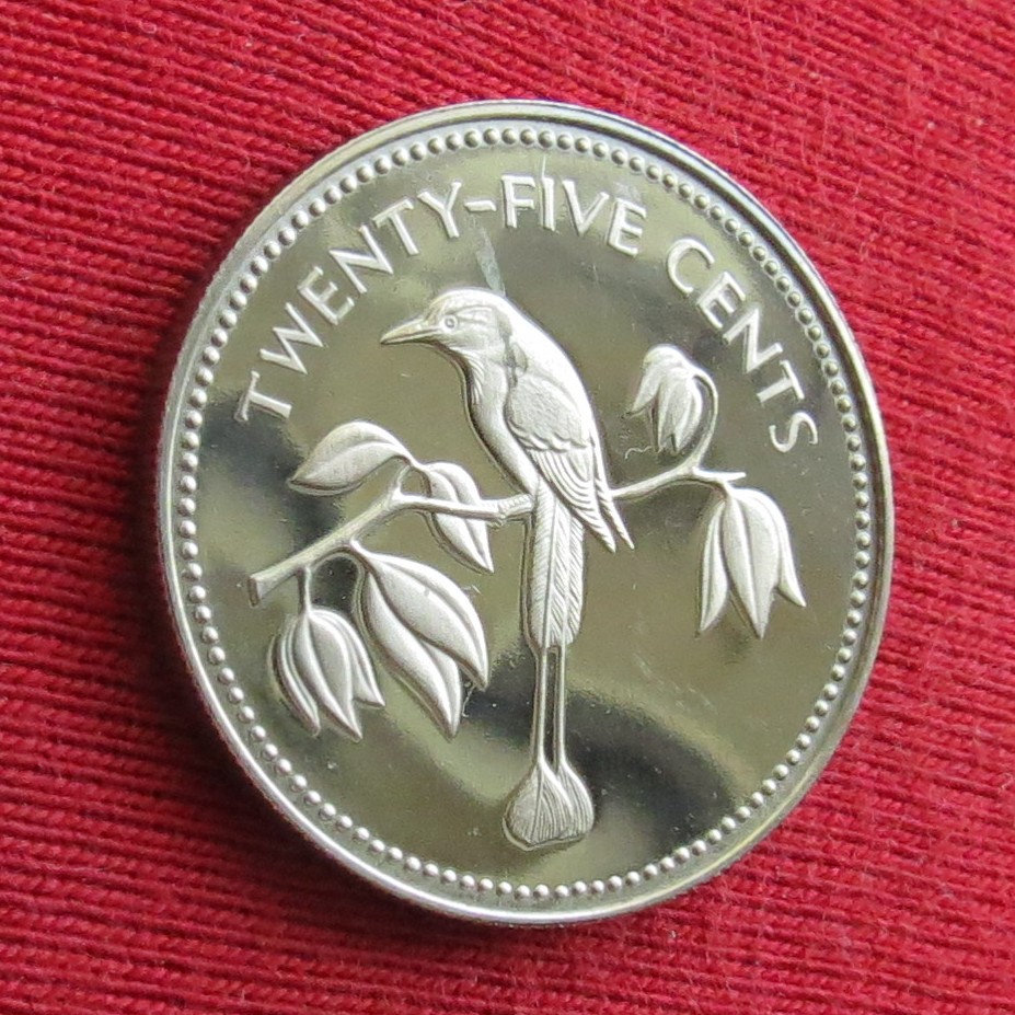 Belize 25 cents 1974 birds