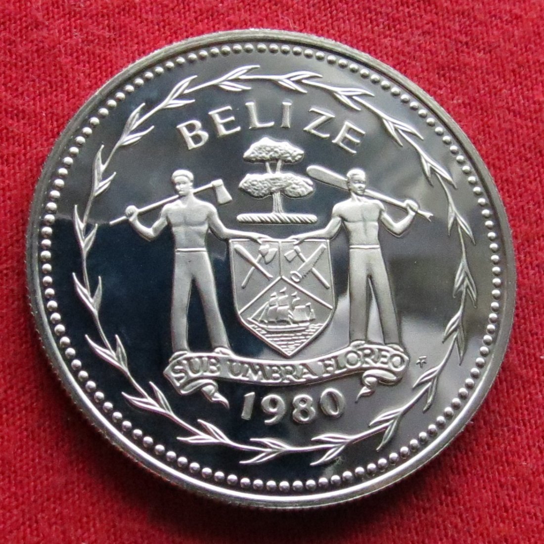  Belize 1 $ 1980 birds proof   