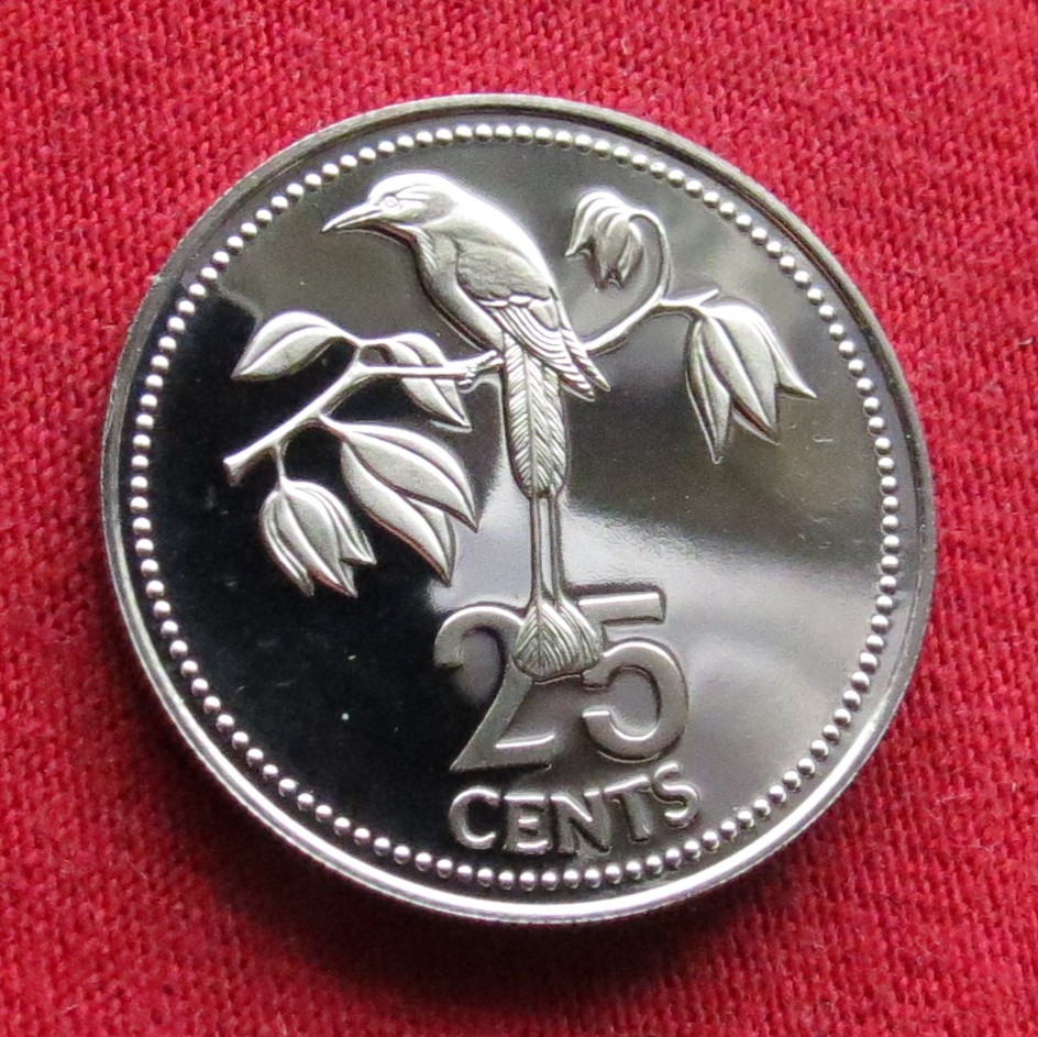 Belize 25 cents 1980