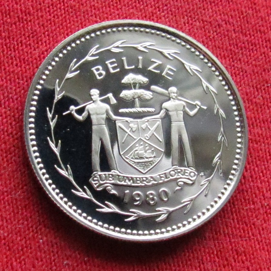  Belize 25 cents 1980   