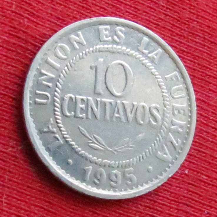 Bolivia 10 centavos 1995
