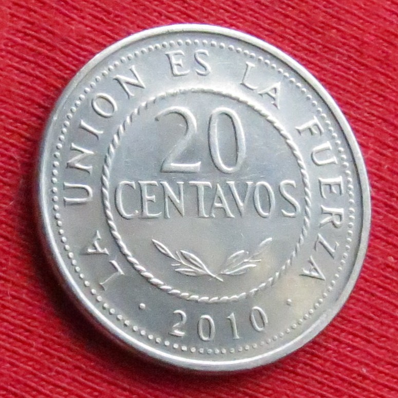  Bolivia 20 centavos 2010   